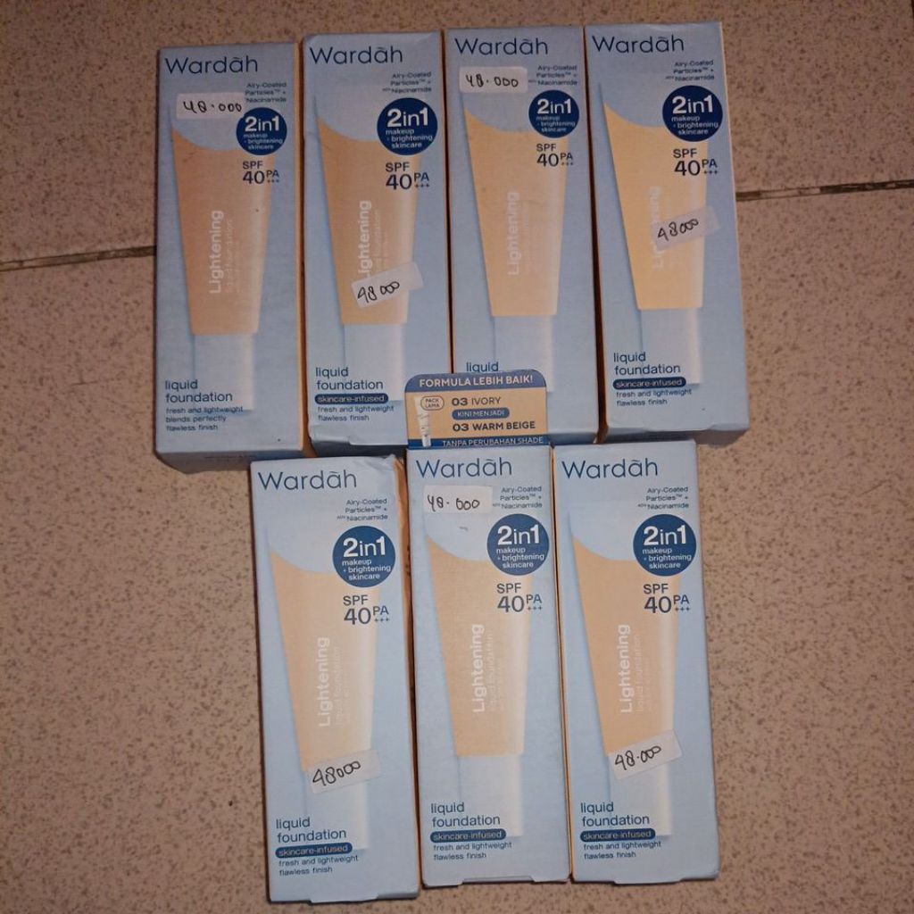 lightening foundation wardah