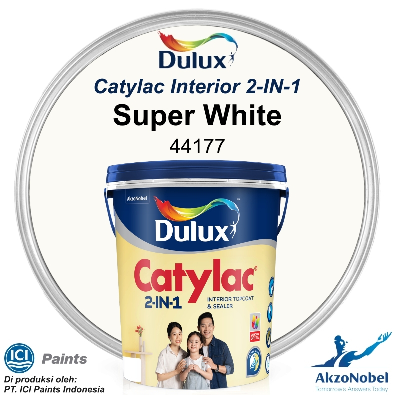 CAT DULUX CATYLAC INTERIOR 2in1 5 KG - SUPER WHITE 44177