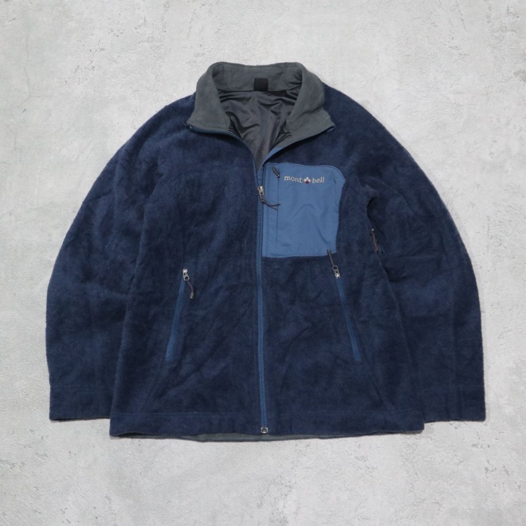 JAKET MONT BELL FLEECE POLARTEC SIZE S PXL 60X45 CM LD 90 CM