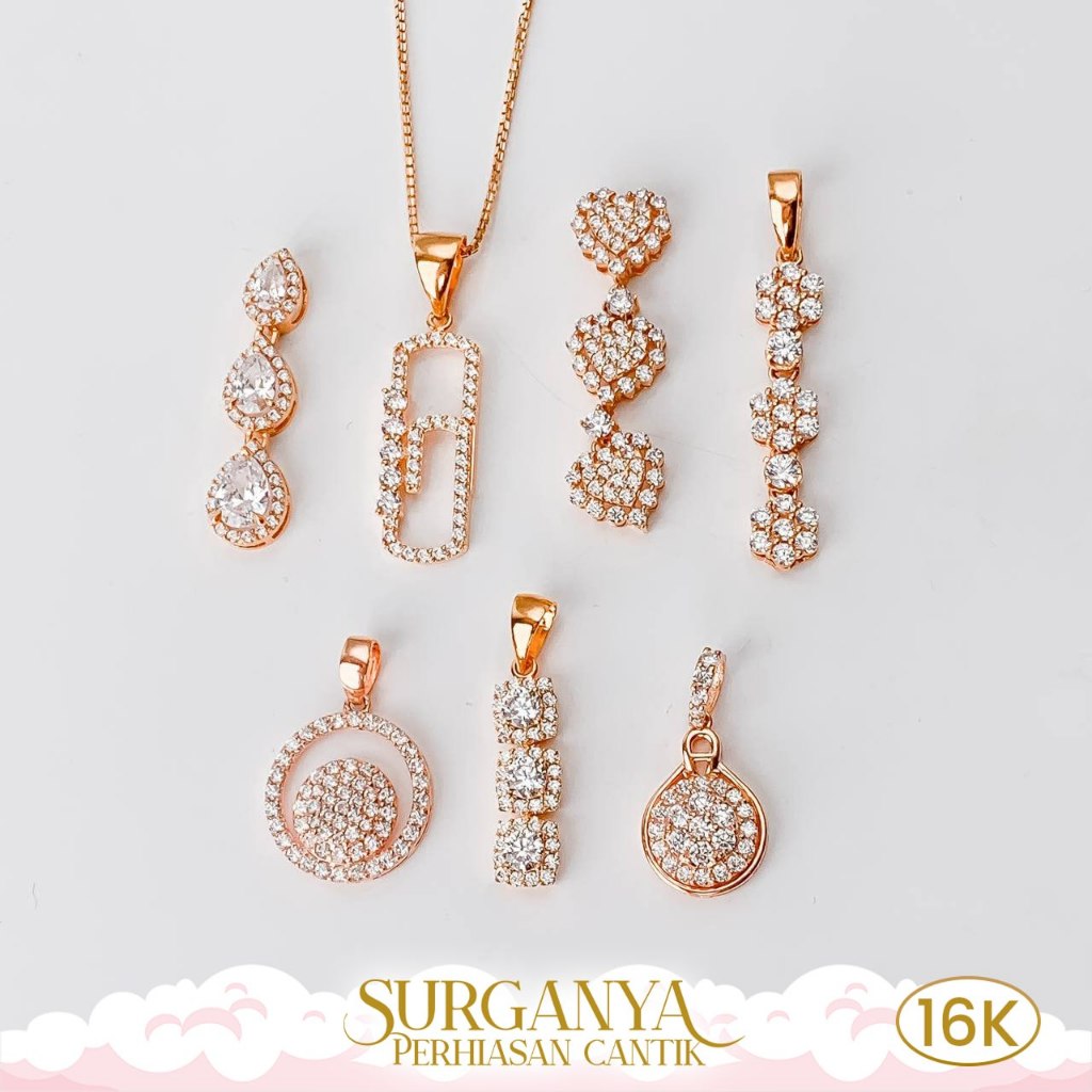 Liontin Emas Kadar 16K Model Elegant Macan Gold