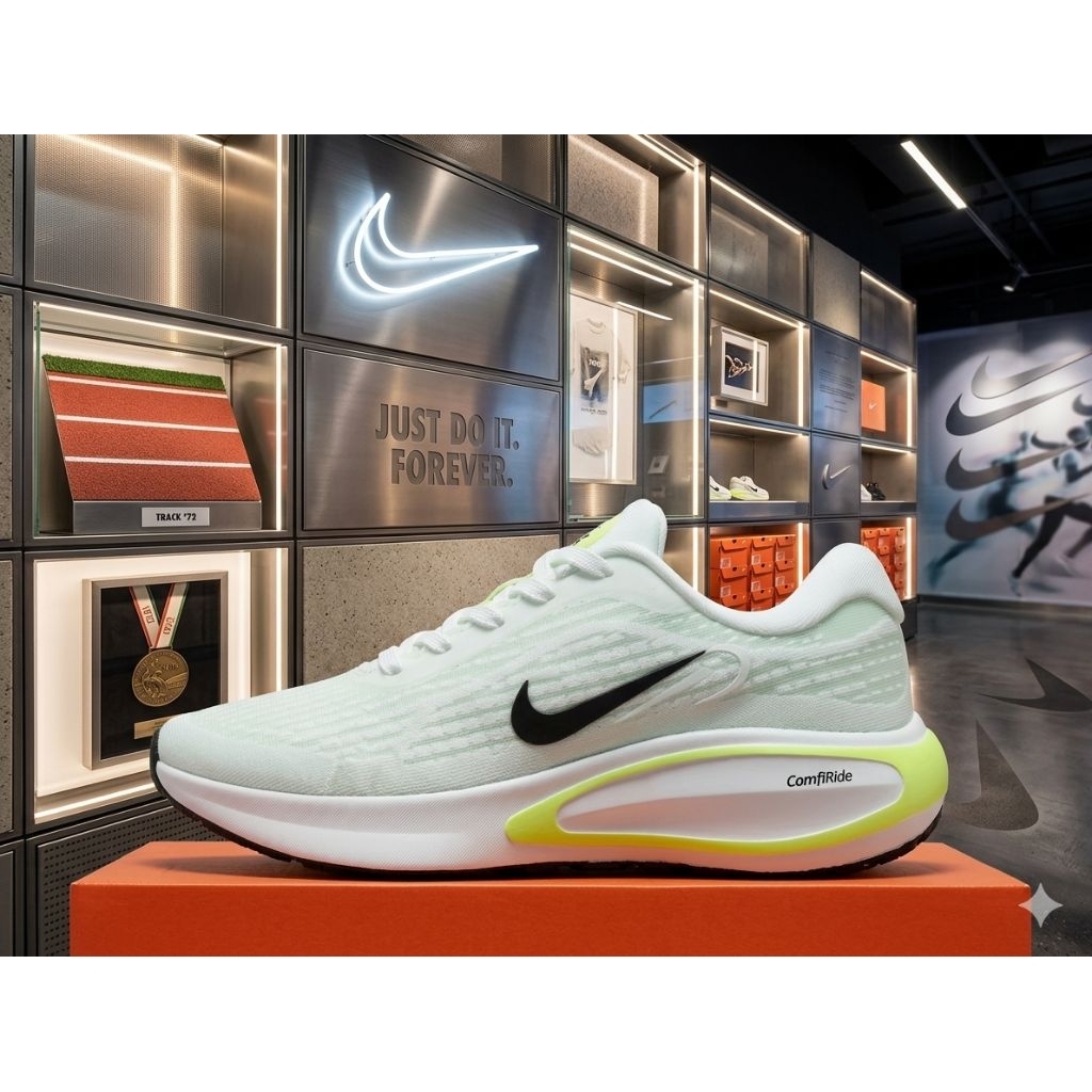 NEW sepatu sketch wanita nike stabilo / sepatu wanita nike warna stabilo / sepatu nike comfiride put