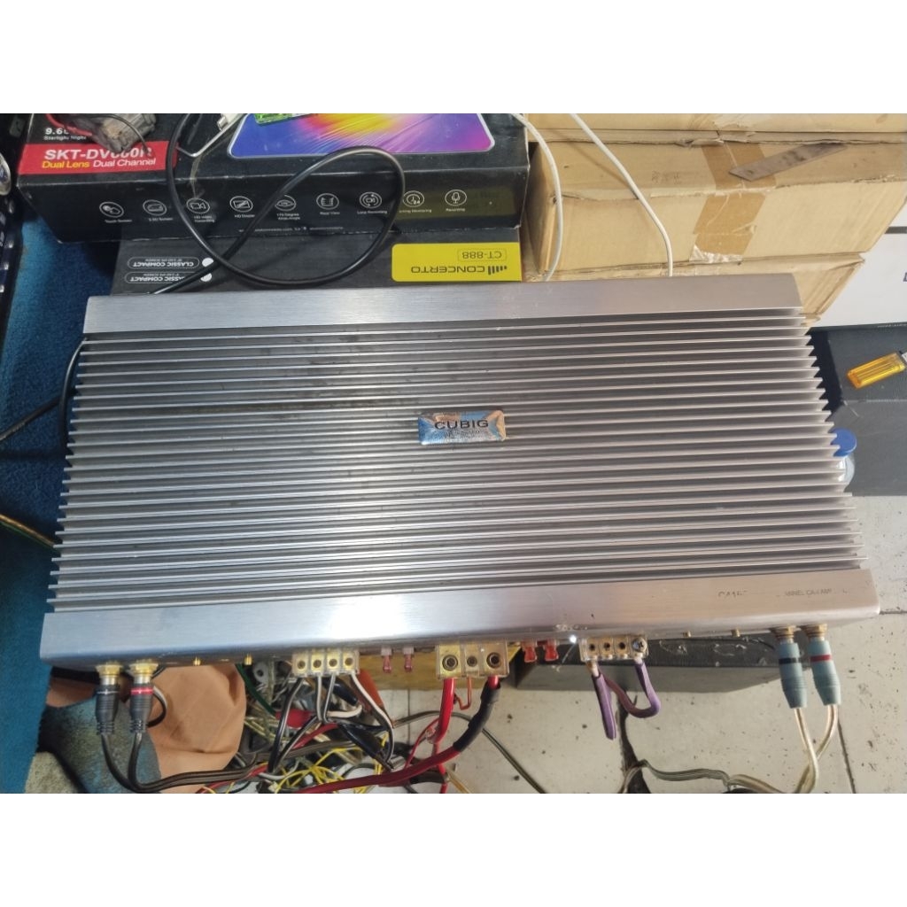 Power Amplifier 4 Channel Cubig C150 Bekas Mulus