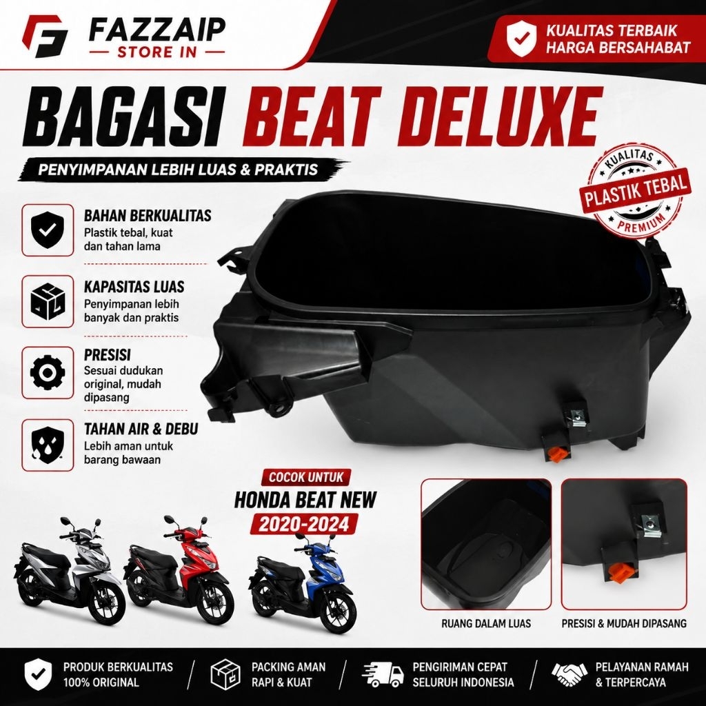 Box Bagasi beat deluxe 2020 - 2024 box bagasi jok
