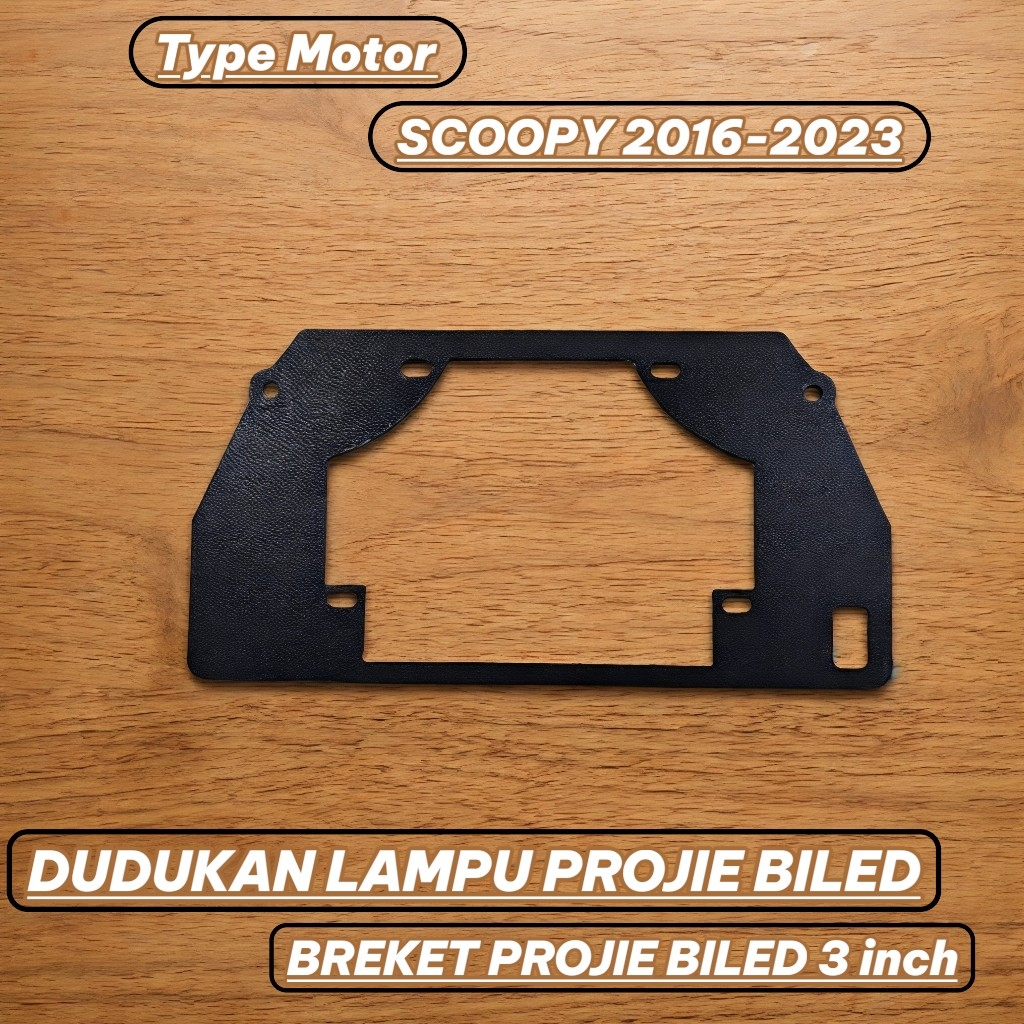 Breket Biled Bracket dudukan Lampu Biled 3 inch PNP Scoopy 2016-2023