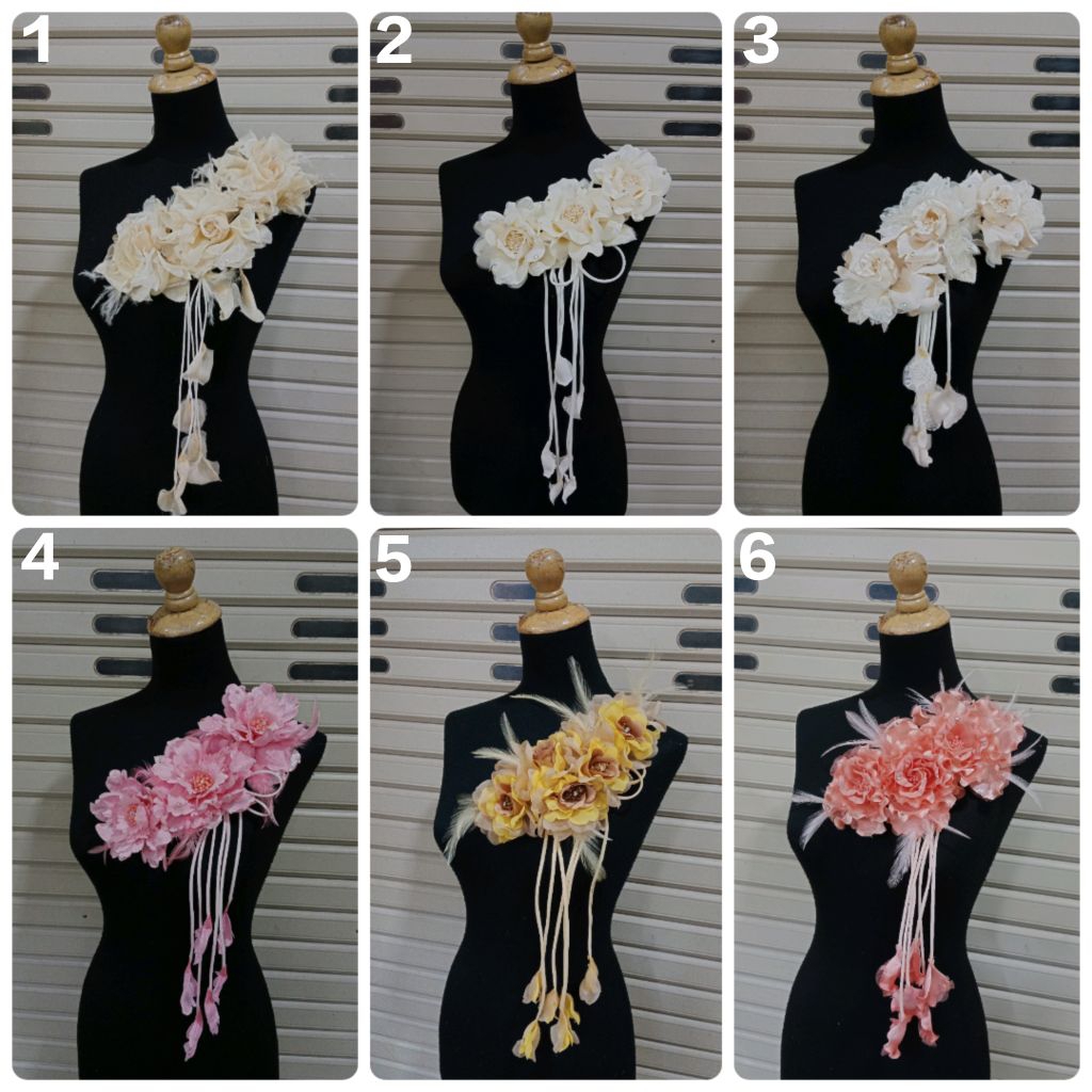 Korsase Gaun,Bunga Korsase Juntai/bunga bahu/corsage jumbo/Korsase Kebaya,Bunga aksesoris hiasan Gau