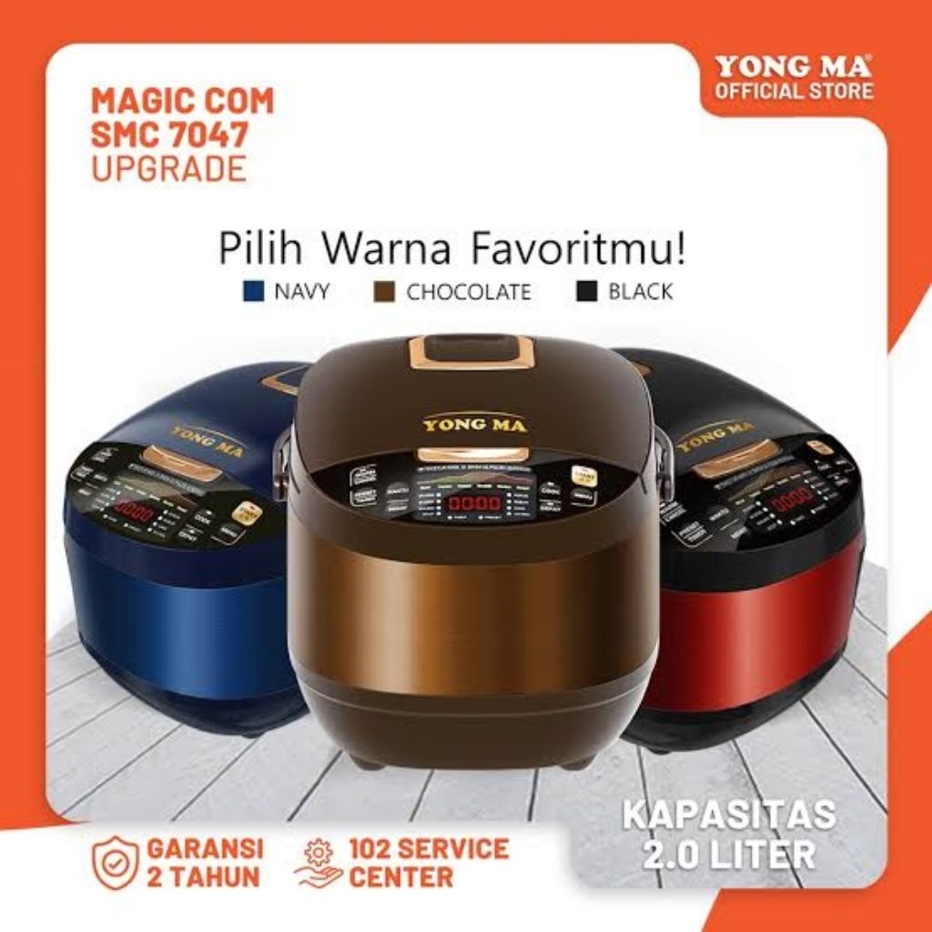 Yongma Magiccom SMC 7047 Yong Ma SMC7047 Magic Com 2 liter