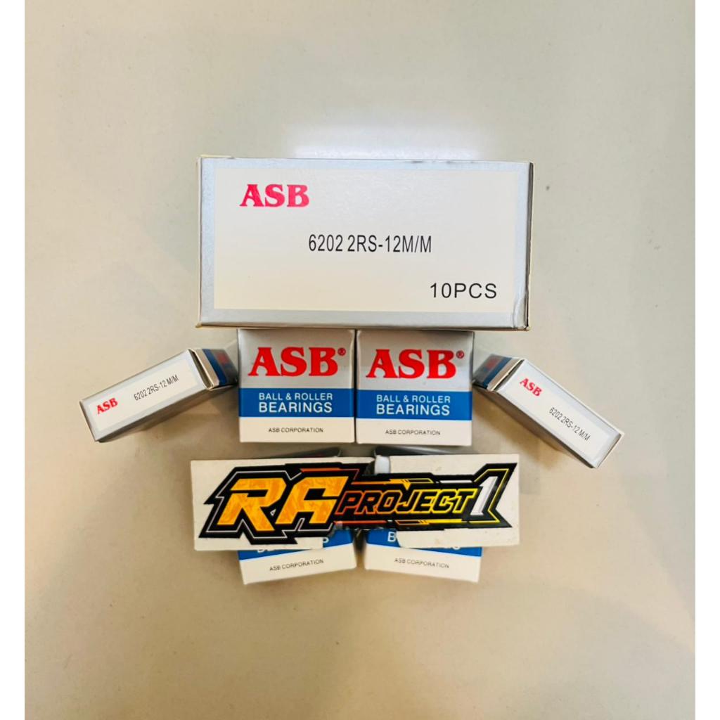 BEARING LAHER ASB 6202 2RS - 12MM Original Laker 6202 rs12MM Diameter As 12mm