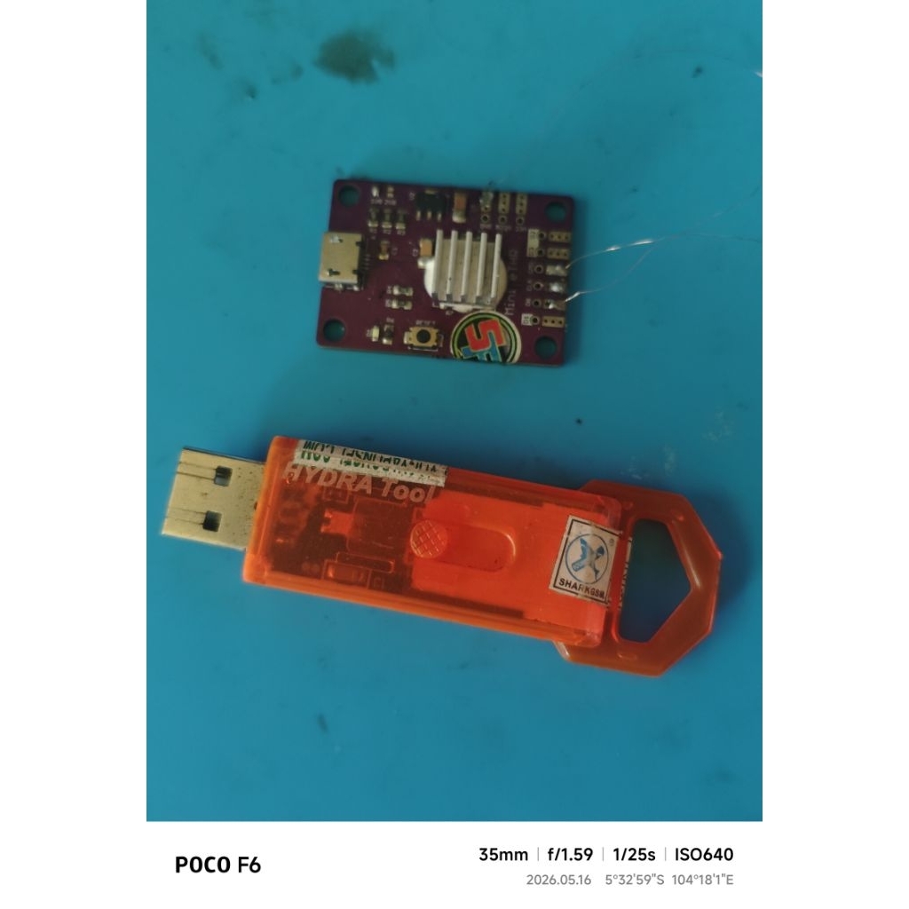 hydra dongle + ethr isp direct