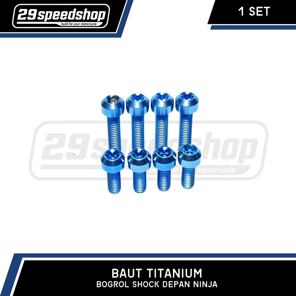 BAUT TITANIUM BOGROL SHOCK DEPAN NINJA