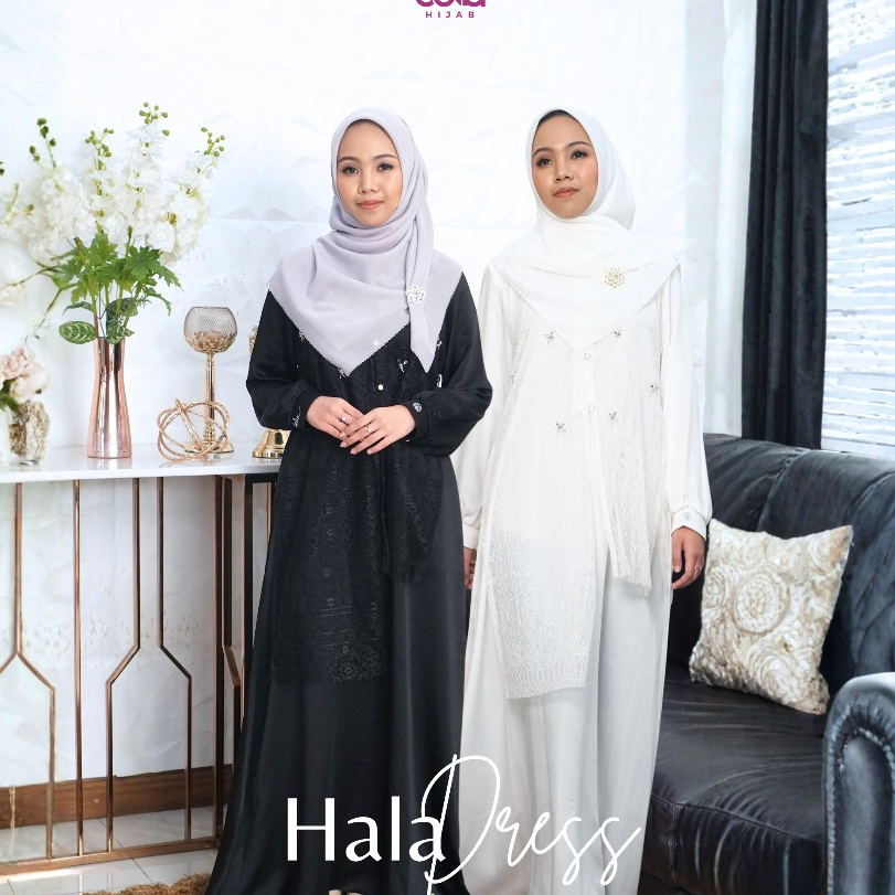 Delia Hijab - HALA DRESS GAMIS POLOS DRESS WANITA DELIA HIJAB TERBARU