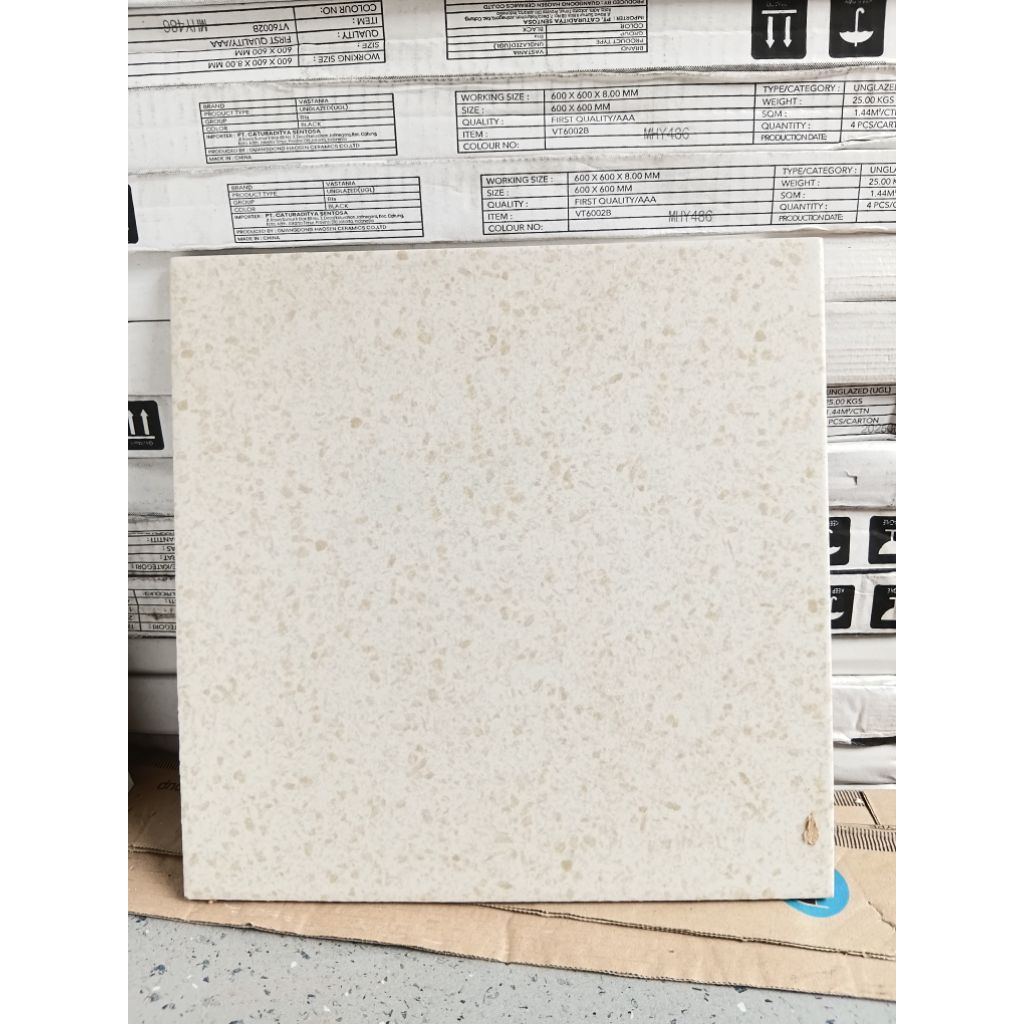 Keramik Lantai Kasar KIA 30x30 Terrazo White