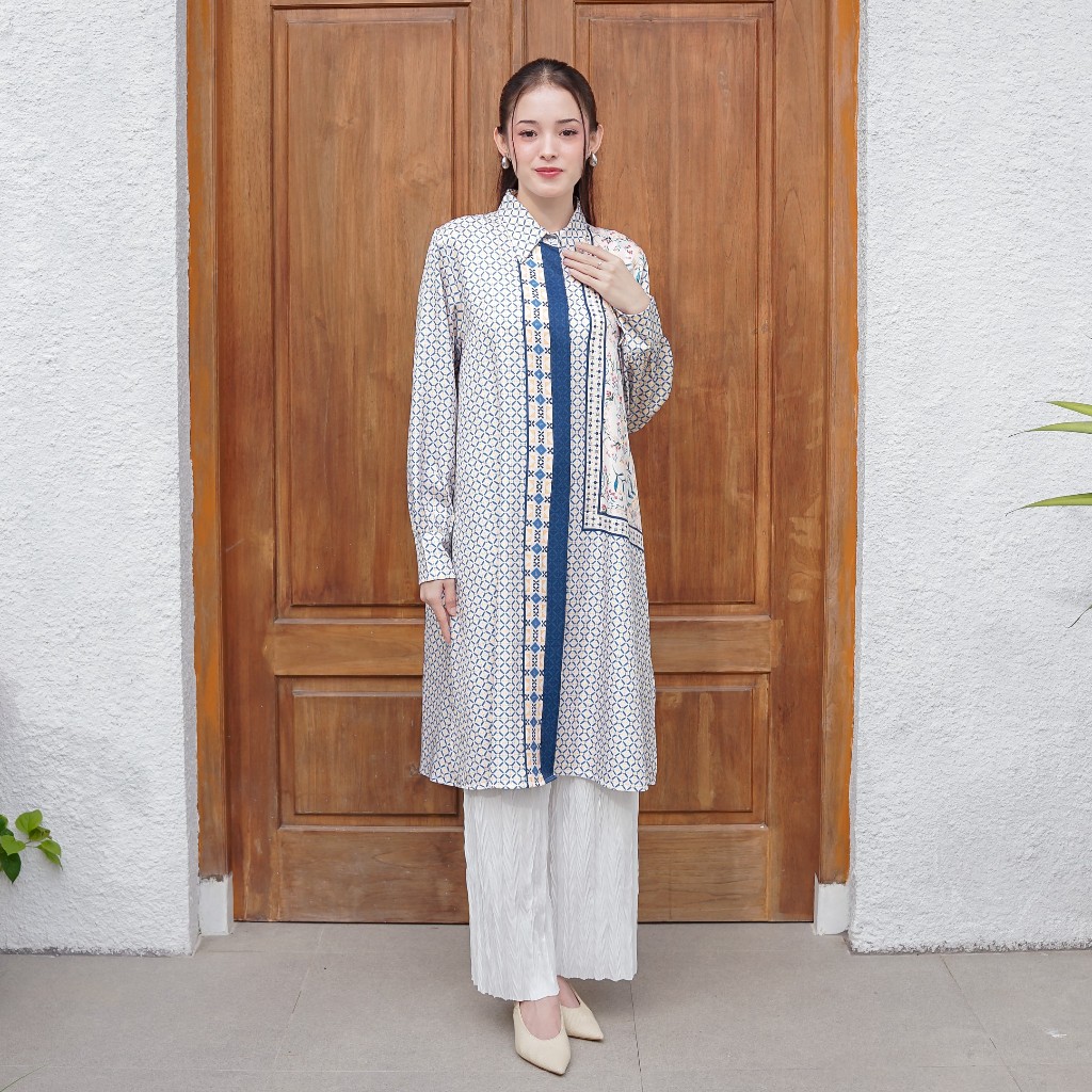 Ederra Tulus Tunik / Atasan Motif Wanita