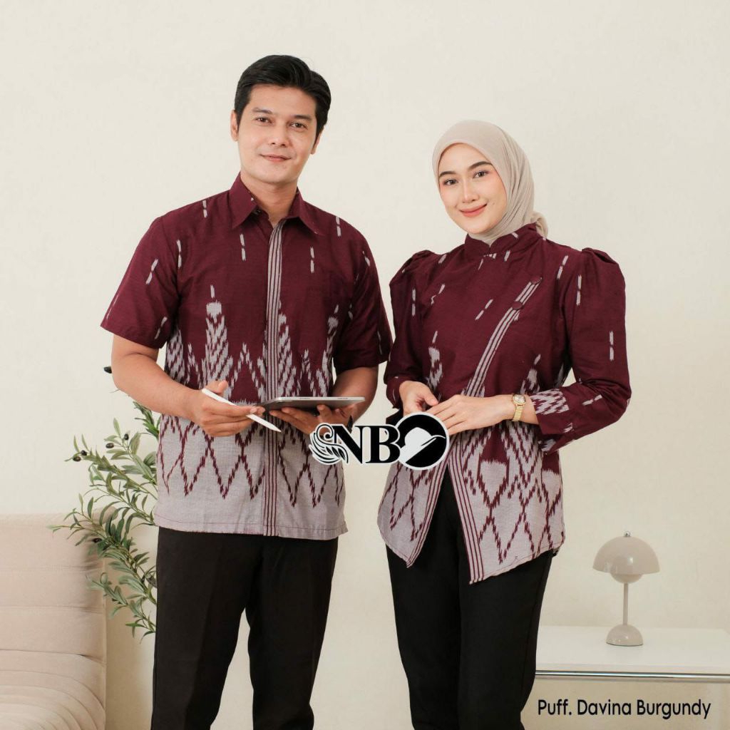 MURSYID OFFICIAL -  COUPLE | BATIK COUPLE MODERN | BATIK GURU | BATIK SERAGAM PERNIKAHAN | SET | TUN