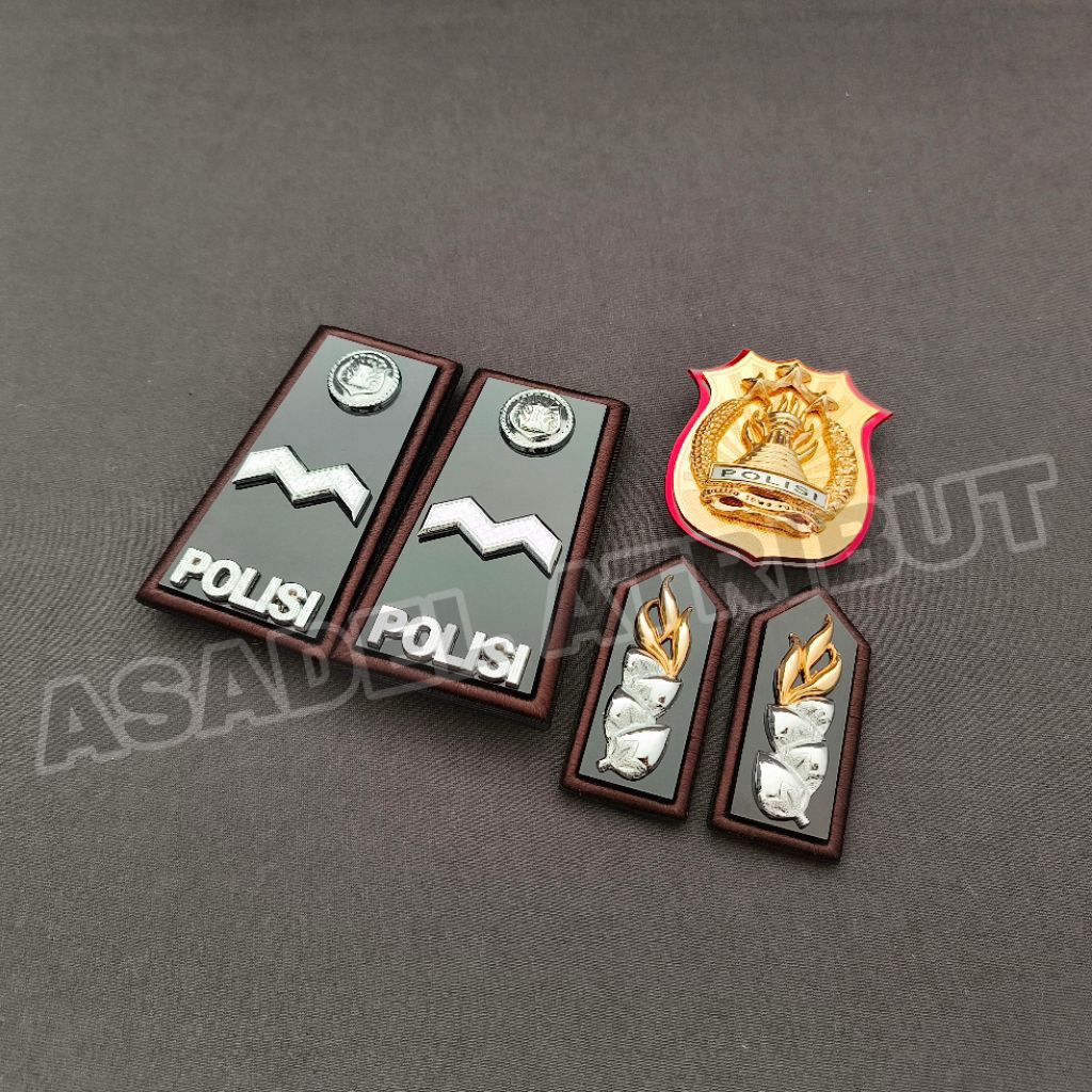 SET KOMPLIT PANGKAT AIPDA PDH LIS BORDIR / PANGKAT AIPDA PDH POLRI / PANGKAT AIPDA PDH LIS BORDIR