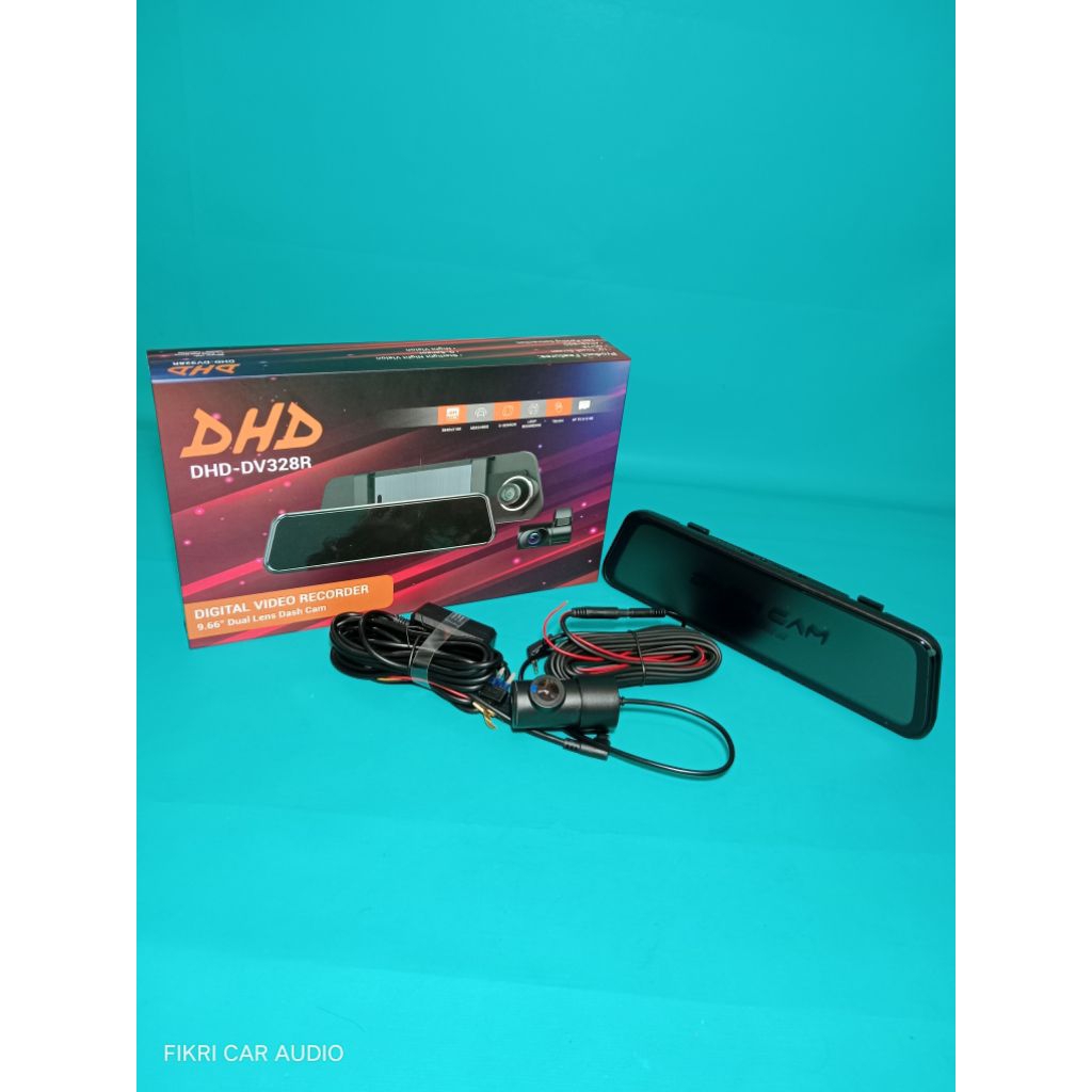 DVR Spion DHD seri DHD-DV328R DasCam Spion DHD Recorder 2way 4K Resolution Layar 9.66 inch
