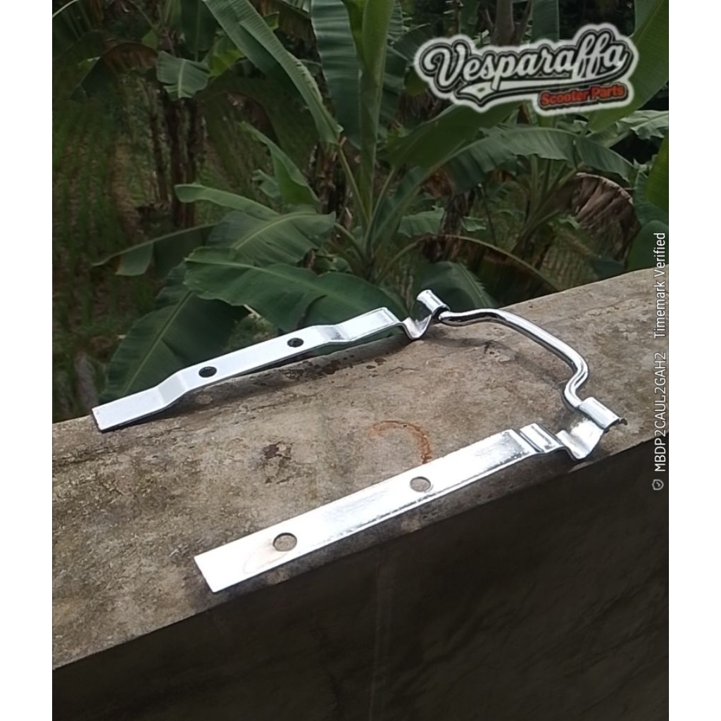 Behel Breket pegangan jok vespa Excel Vesparaffa