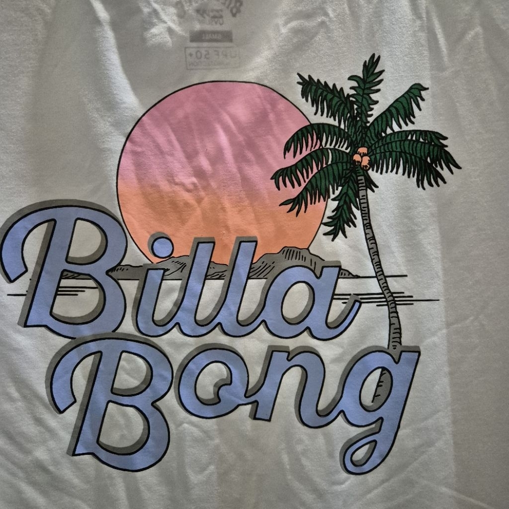 Kaos Tanpa Lengan Billabong Pria Putih Second