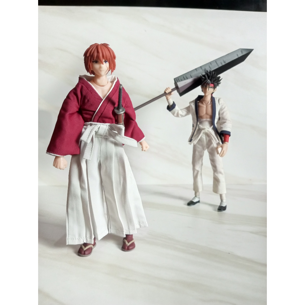 Rurouni Kenshin Action Figure Dasin Model Set 2 Item - Himura Kenshin & Sagara Sanosuke