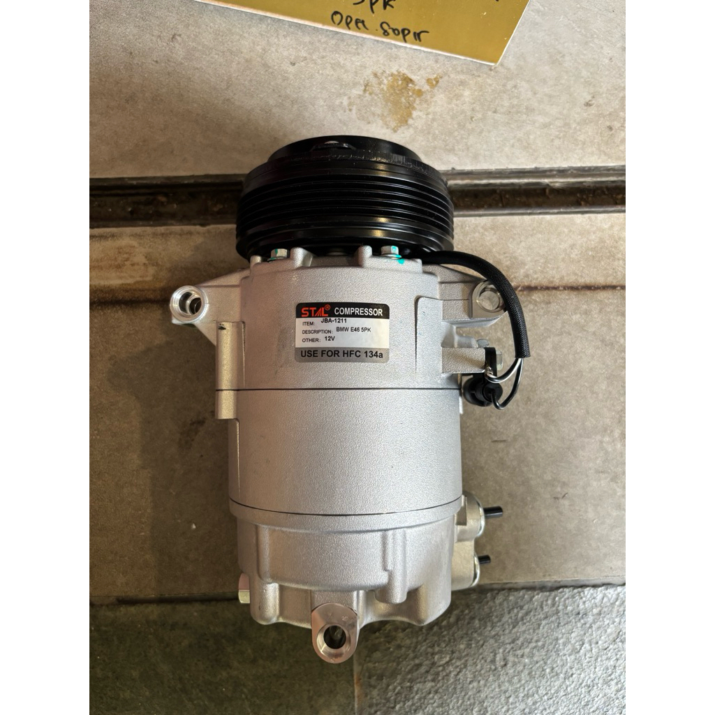 Compressor Kompresor Bmw E46 E-46 Depan Supir 6pk