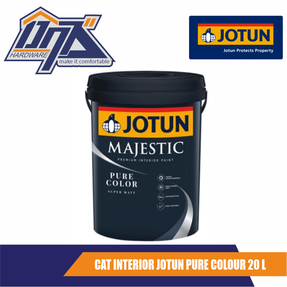 CAT TEMBOK INTERIOR JOTUN - PURECOLOUR 20 L WARNA PUTIH