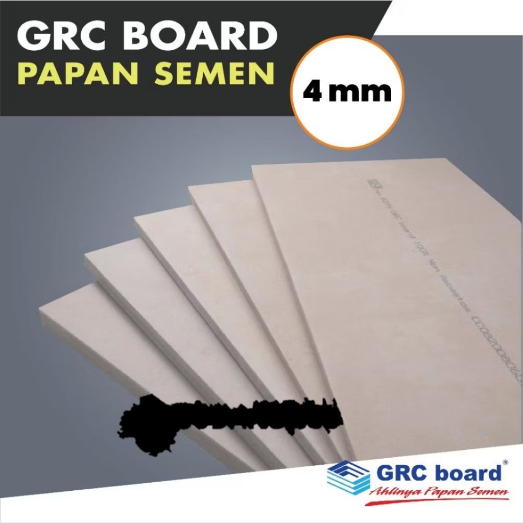 Grc board 4 mm