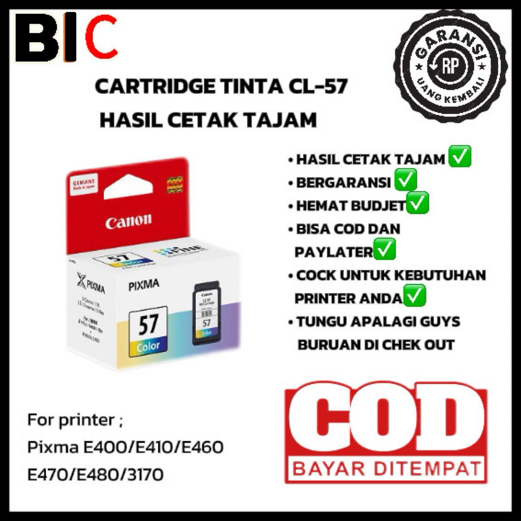 Catridge Canon E400/E410/E417. 57 Colour premium