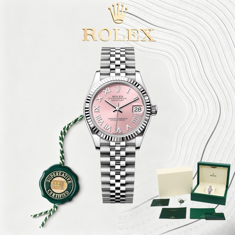(100% ASLI Rolex) COD Baru Rolex INCLUDE BOX  Rolex Datejust   31mm AAAAA Tahan Air angan wanita Rol