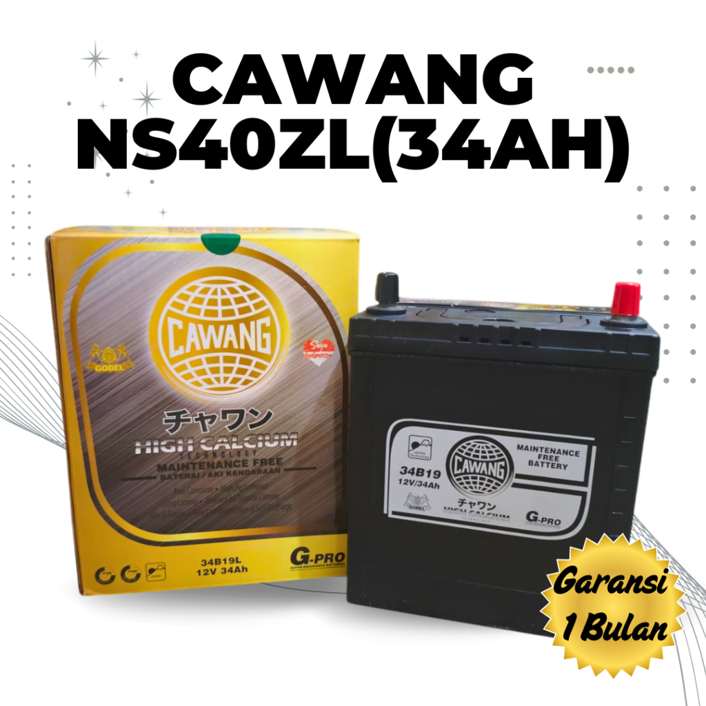 Aki Mobil Mitsubshi XPANDER NS40ZL(34B19L) KERING