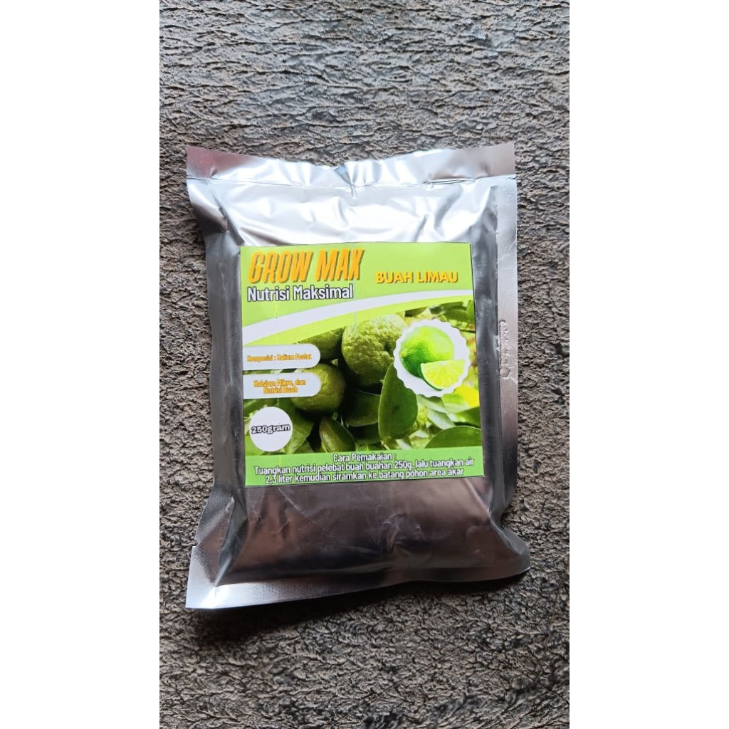 Grow Max Pupuk Organik Pelebat jeruk limau