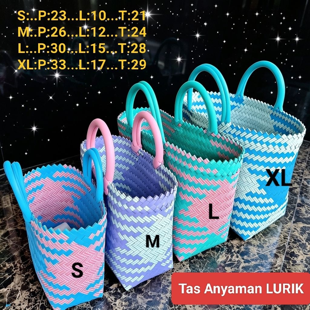 Tas Anyaman Lurik Ngawi/Tas Sembako/Tas Parchel