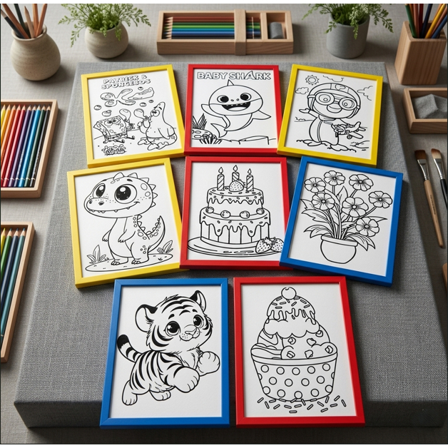 (100 Pcs) [Lis Lakban] Styrofoam Lukis Uk 30x40x1 cm / Sterofoam Lukis Anak Lis Lakban / Lukis Styro