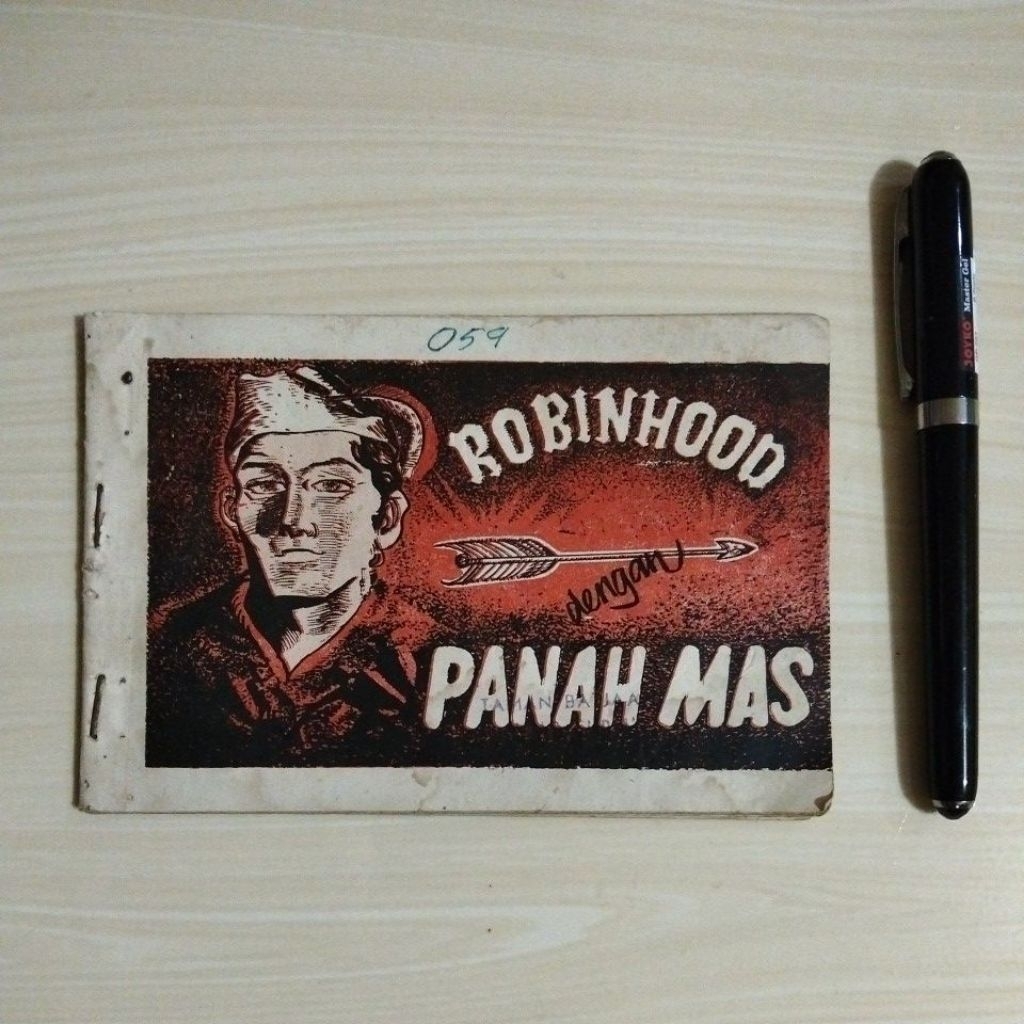 KOMIK LAWAS EJAAN DJ - ROBINHOOD DENGAN PANAH MAS - TAHUN 1969 - Komik Lawas Bekas Murah Original - 