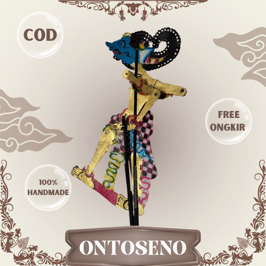 [ONTOSENO] WAYANG KULIT 30 CM wayang mainan |Wayang Kulit Nusantara|