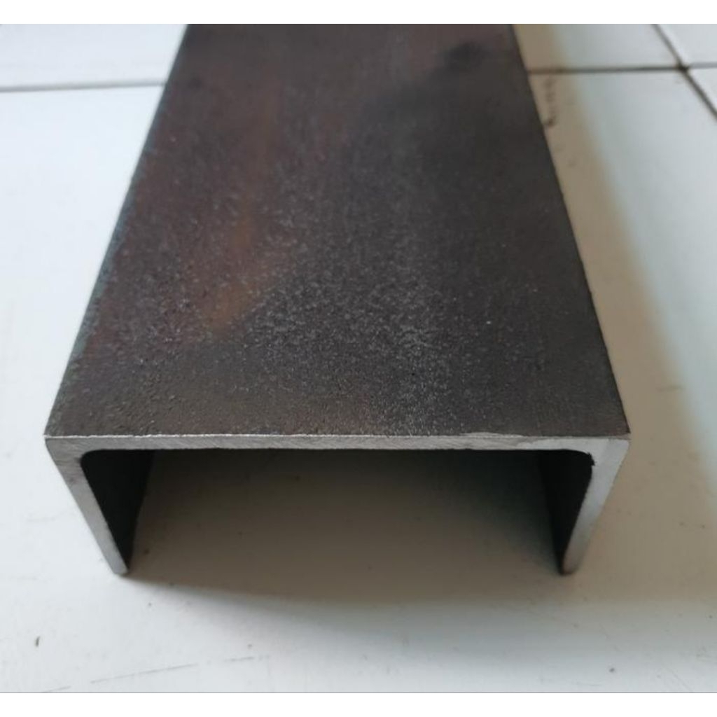 Besi UNP 100x5 cm  Tebal 3,8 mm ukuran 10cm