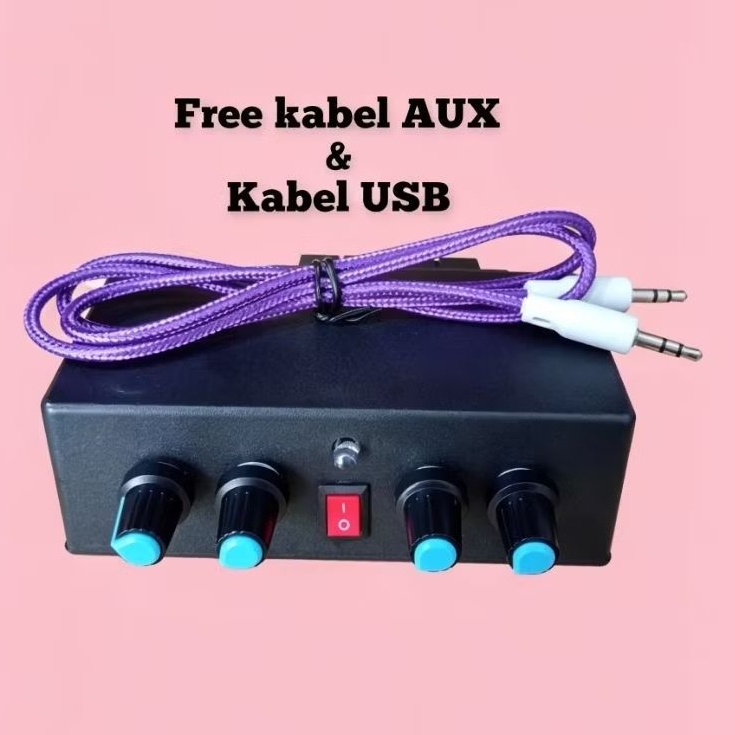 Power Ampli Mini 5V 4 Channel Sound Miniatur Terlaris