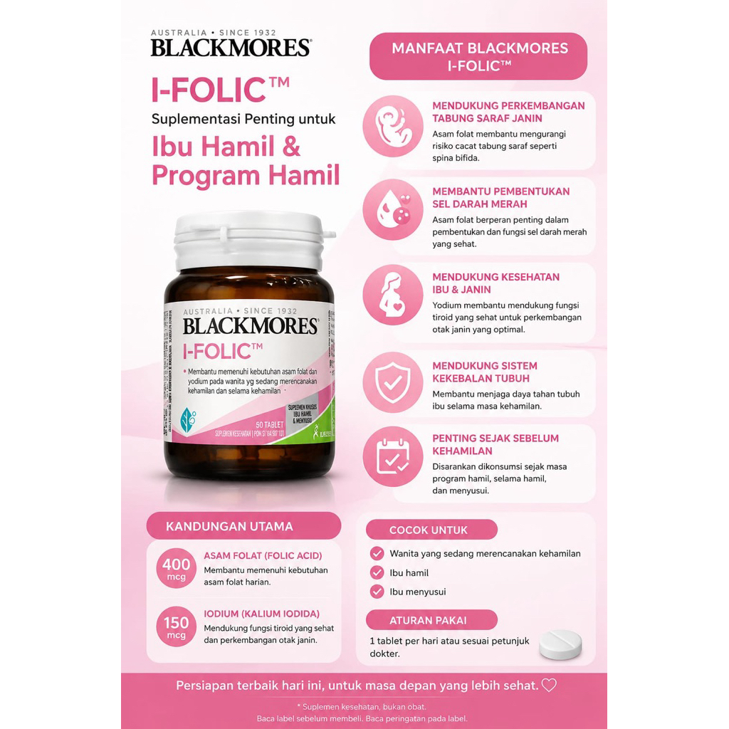 BLACKMORES I-FOLIC