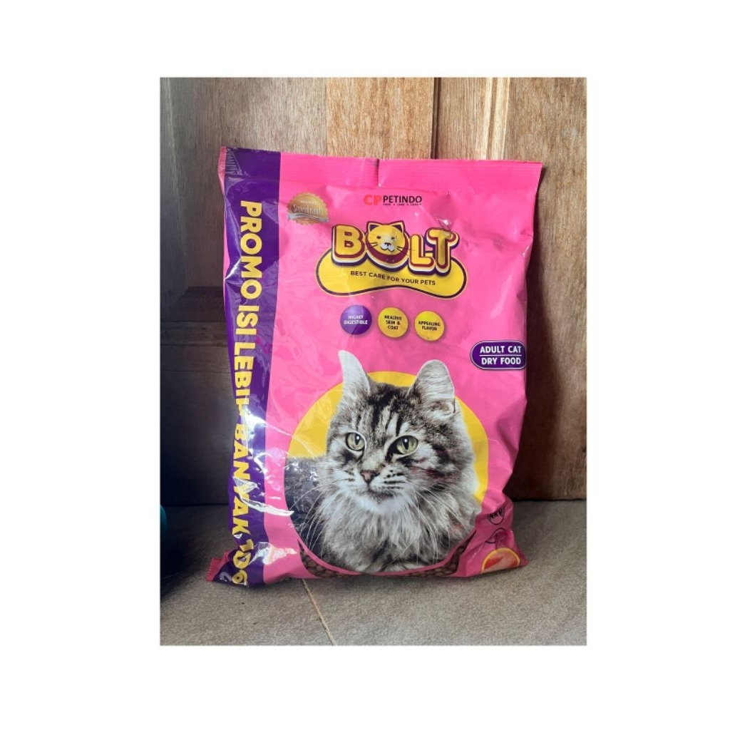 Bolt Makanan kucing Dryfood Makanan Kucing Bolt dengan Taurine Bulu Berkilau