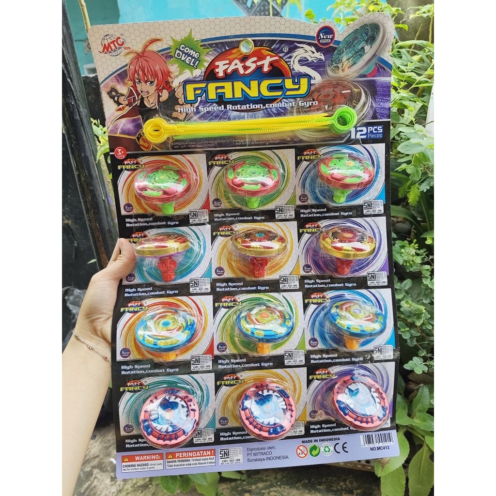 4pcs / 5,5cm / gangsing fancy / gangsing torblade / gangsing warna / gangsing petarung