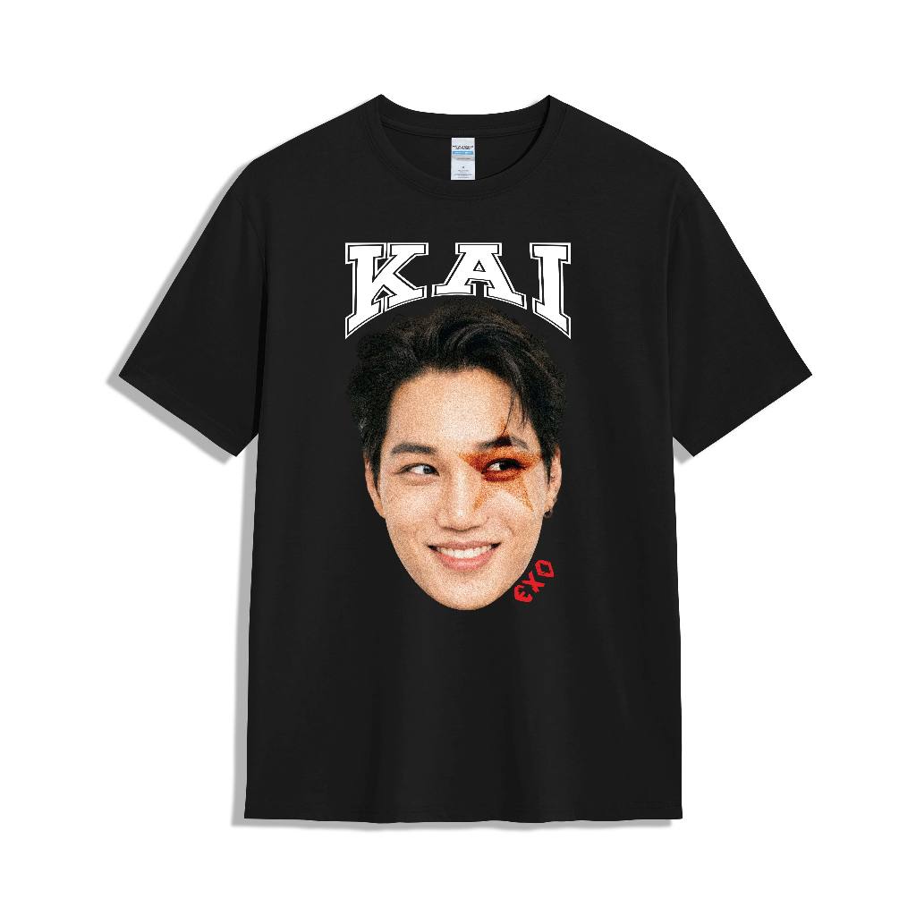 Reguler size T-shirt - EXO - Face pack - KAI - Giftasmile®