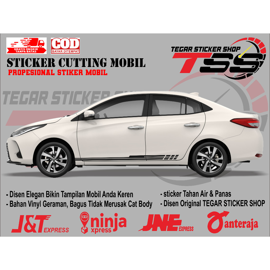 sticker mobil vios sticker mobil toyota vios stiker mobil vios keren sticker variasi body mobil
