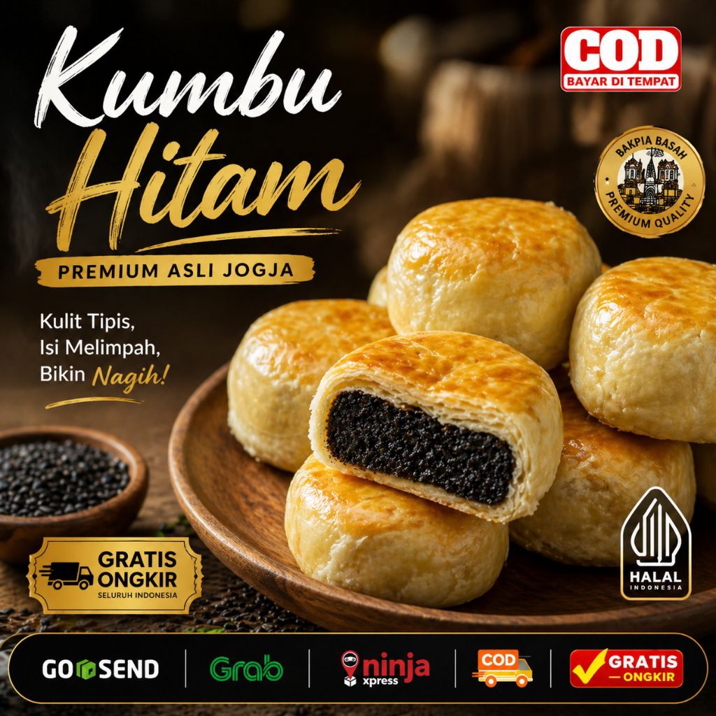 BAKPIA PATHOK PREMIUM ASLI JOGJA RASA KUMBU HITAM MURAH
