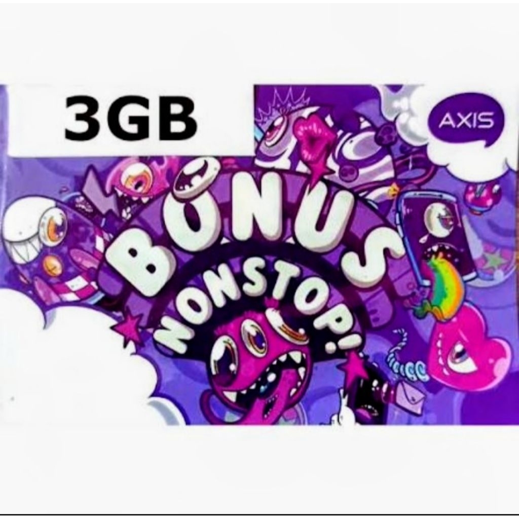 Kartu Perdana Axis Fresh Nasional 3gb