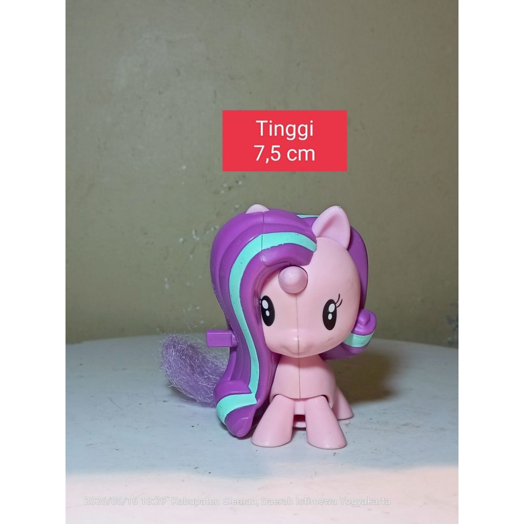 mainan action figure my little pony starlight glimmer bisa jalan