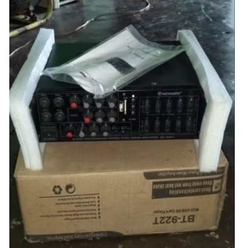 ready power amplifier karaoke bluetooth acoustic bt922t second bagus