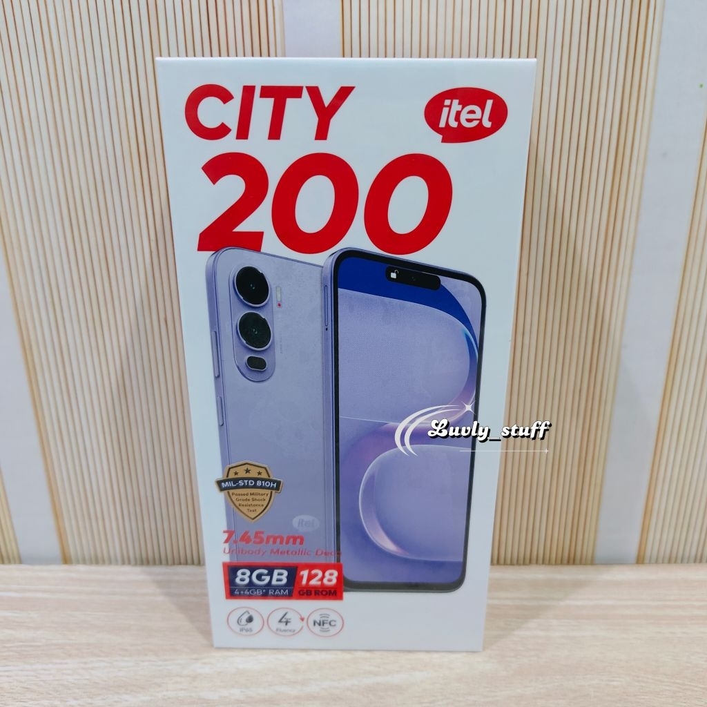 HP ITEL CITY 200 RAM 8GB (4+4GB) + 128GB