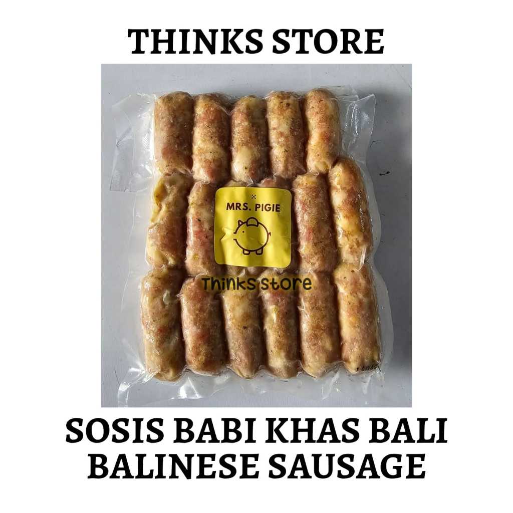 Sosis - Urutan Usus Babi Bali - Sosis Babi bali Traditional - Makanan Frozen