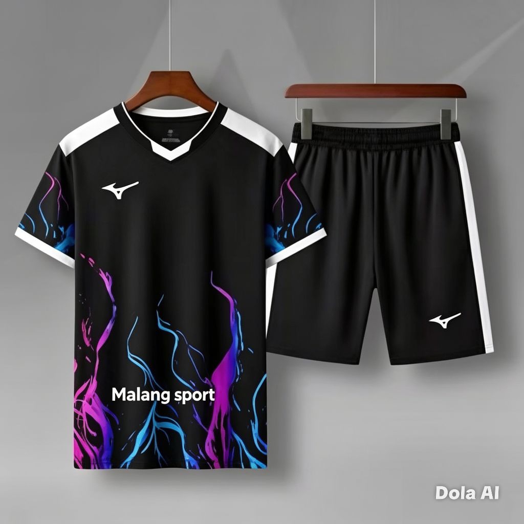 Setelan Jersey Bola Dewasa Baju Bola Futsal Ortuseight Gelombang
