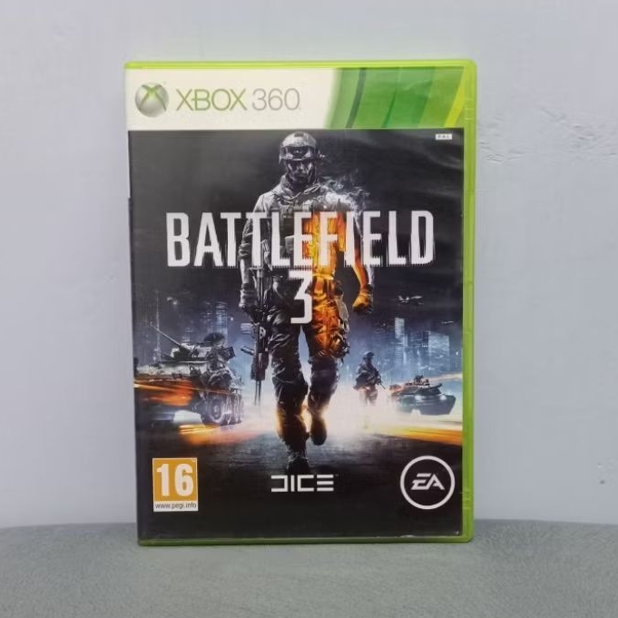 Battlefield 3 xbox 360 Dvd Kaset Original