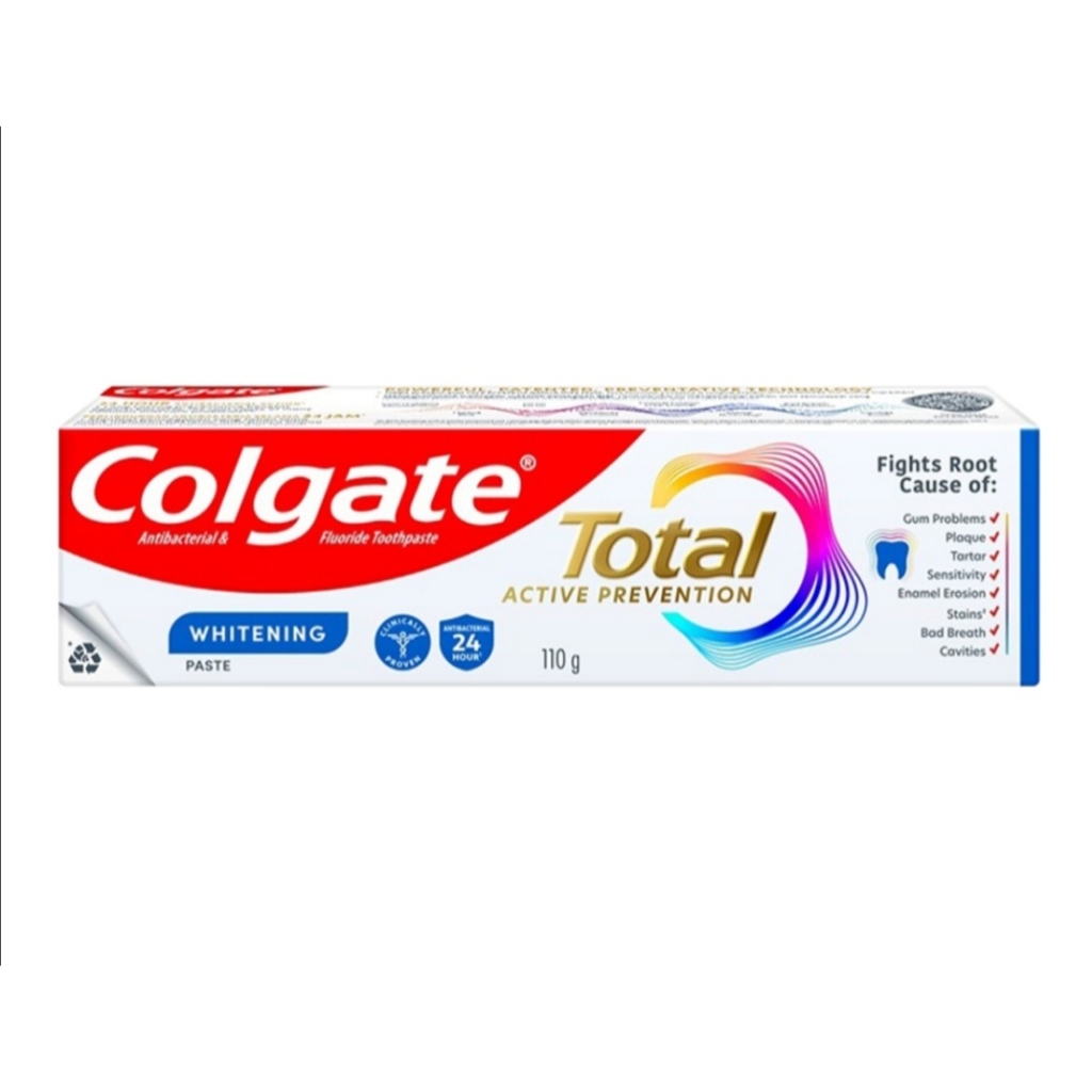 Colgate Total Whitening Toothpaste 110g - Pasta Gigi