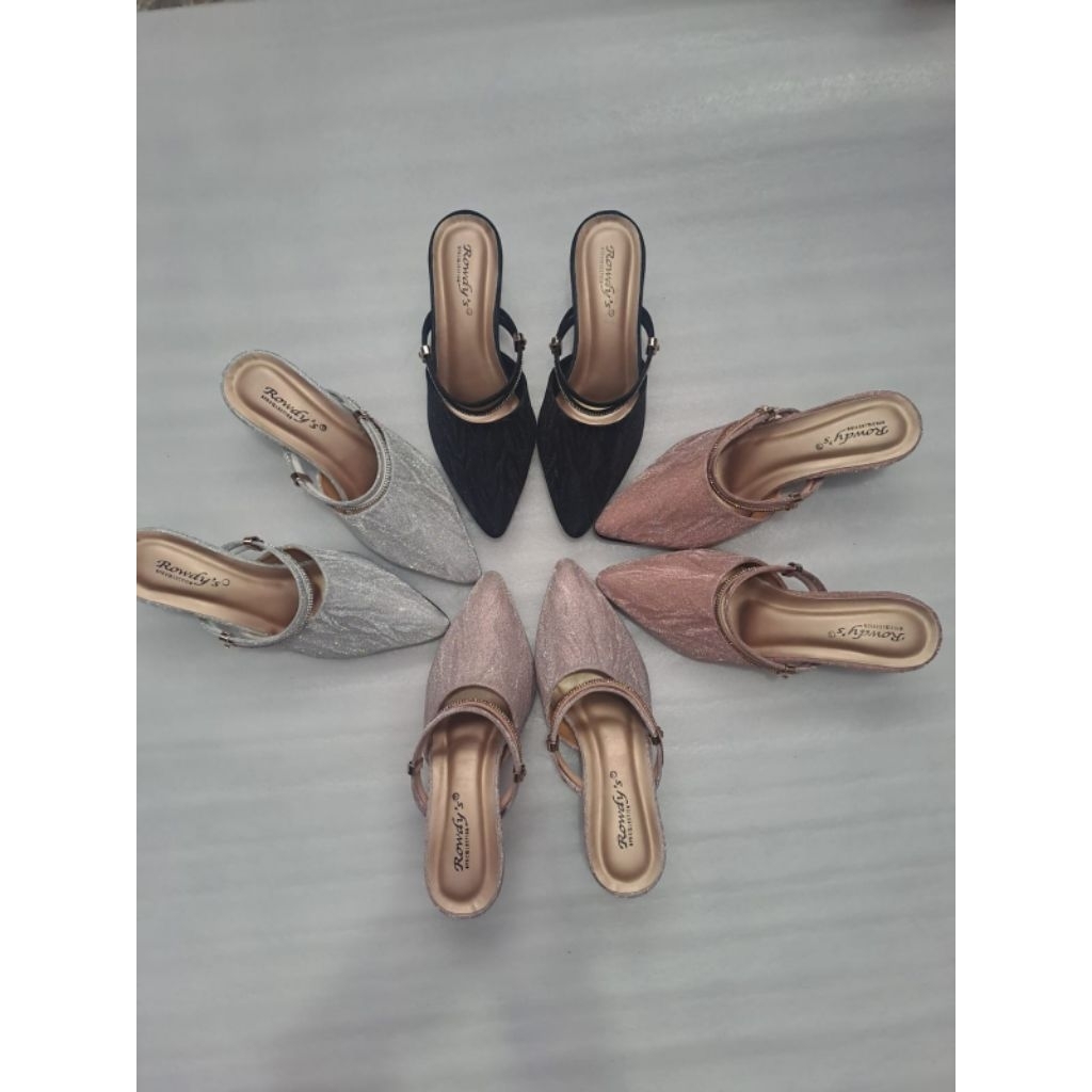 Hagh heels kaca 5 cm